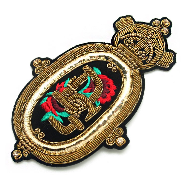 东莞厂家批发立体真金属丝印度绣英伦风肩章胸章服装箱包香蕉视频下载安装